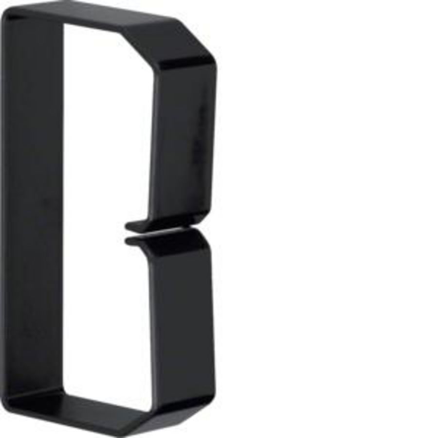 Kabelhouder voor kanaal 60x100mm B/BA6 zwart