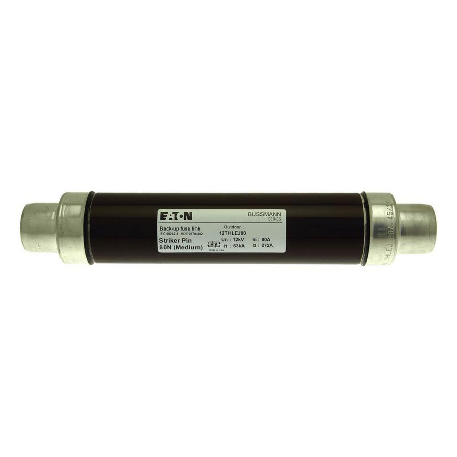Zekering middenspanning 80A AC 12 kV 2.5" 64x292mm back-up