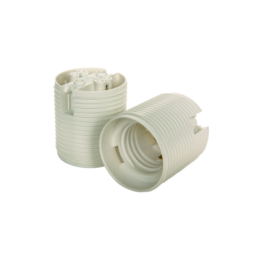 Lamphouder TP Threaded E27 thermoplastic T210 wit VVE=10