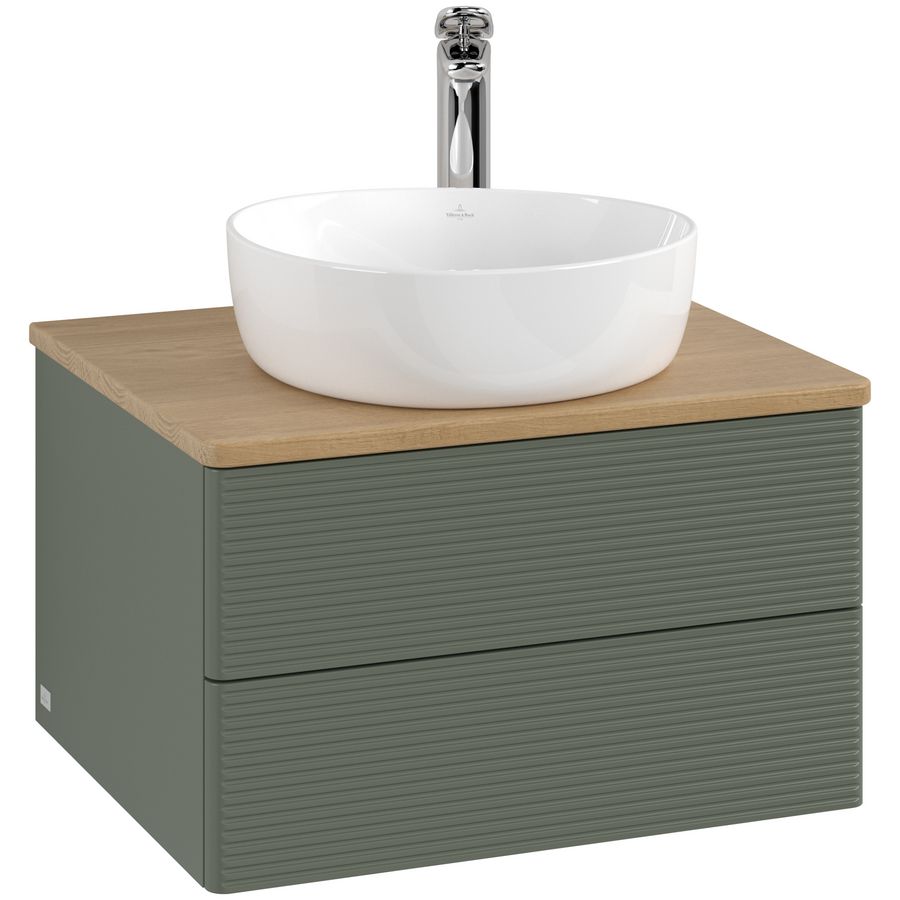 Wastafelonderkast Antao 600x360x500mm L.Green Matt Lacquer K18151HL