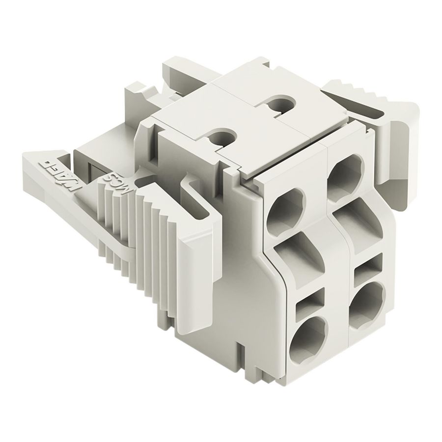 2-draads FE steker 2,5mm² li.grijs 721-2202/037-000 VVE=50