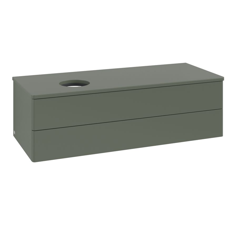 Wastafelonderkast Antao 1200x360x500mm L.Green Matt Lacquer K22010HL