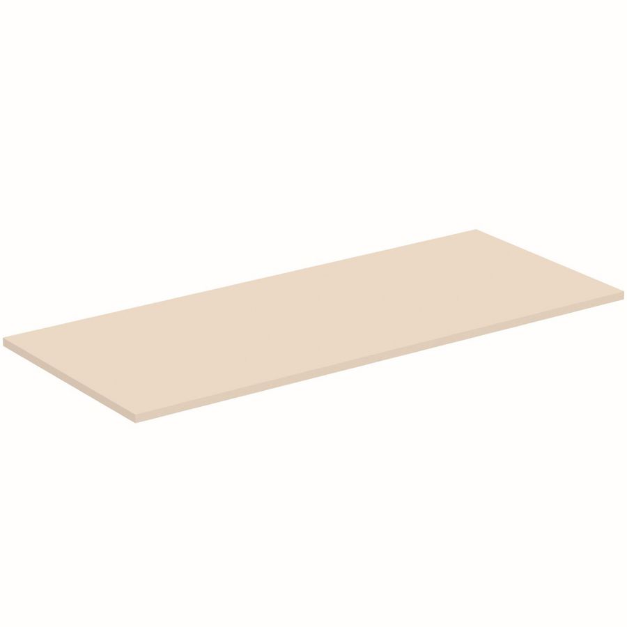 Afdekblad hout I.LIFE-B zonder uitsnijding 1204x505x18mm mat zandbeige