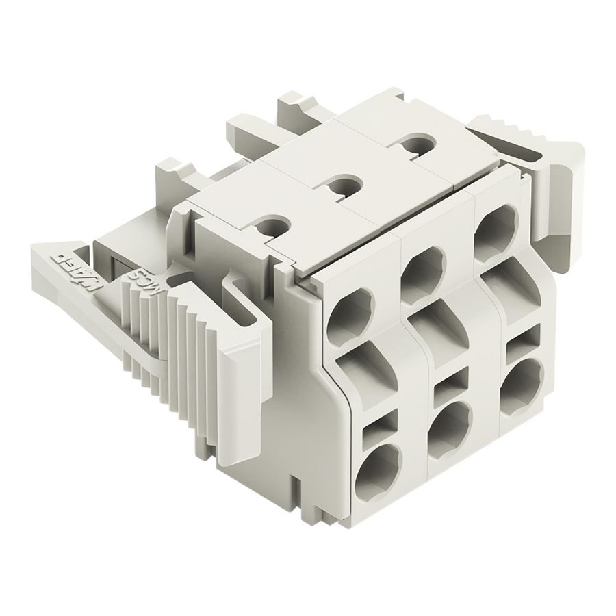 2-draads FE steker 2,5mm² li.grijs 721-2203/037-000 VVE=50
