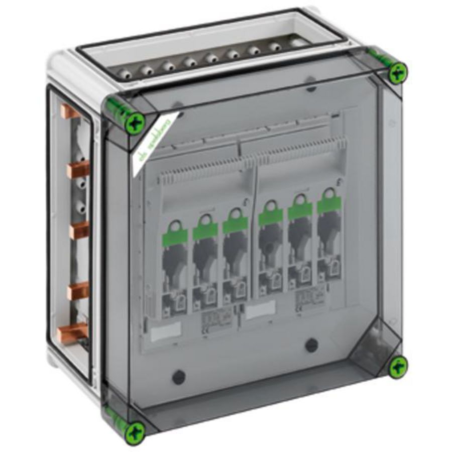 Lastscheider behuizing NH-railkast IP65 04600501