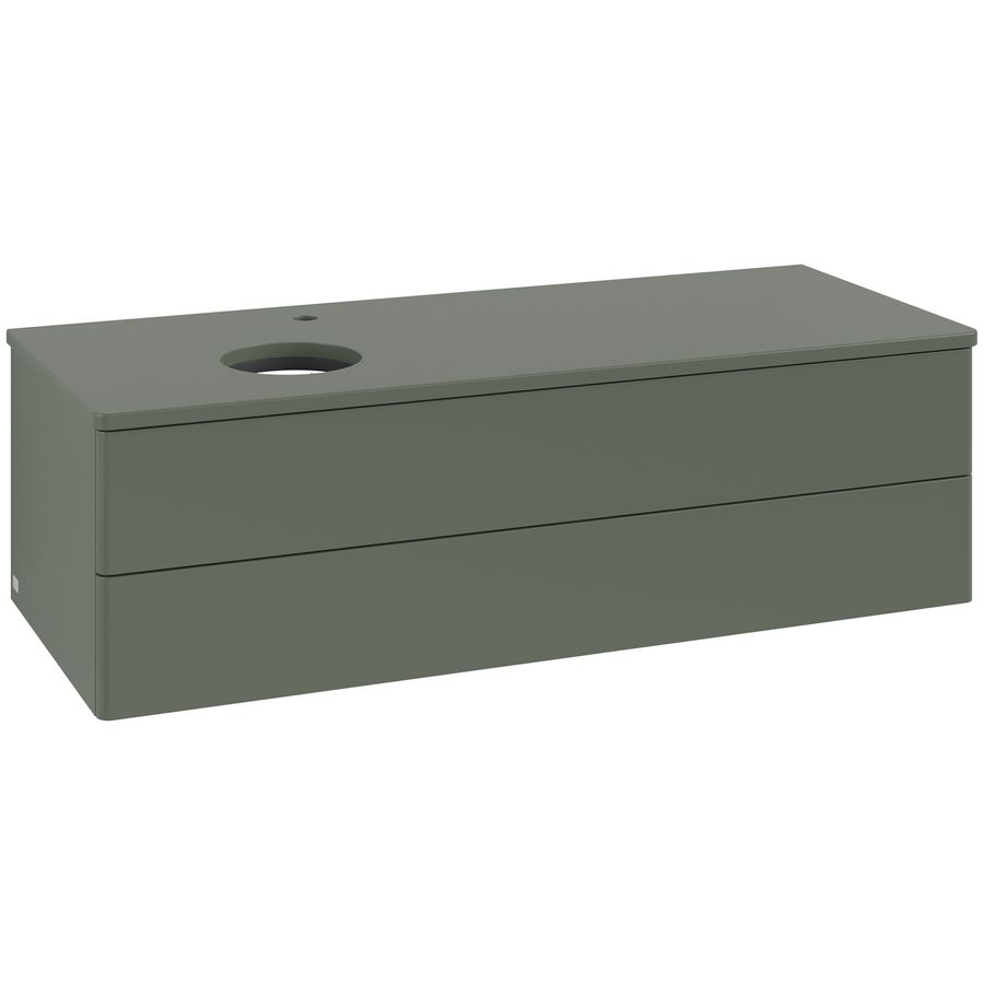 Wastafelonderkast Antao 1200x360x500mm L.Green Matt Lacquer K22050HL