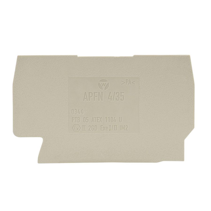 Afsluitplaat APFN 4/35 groen VVE=10