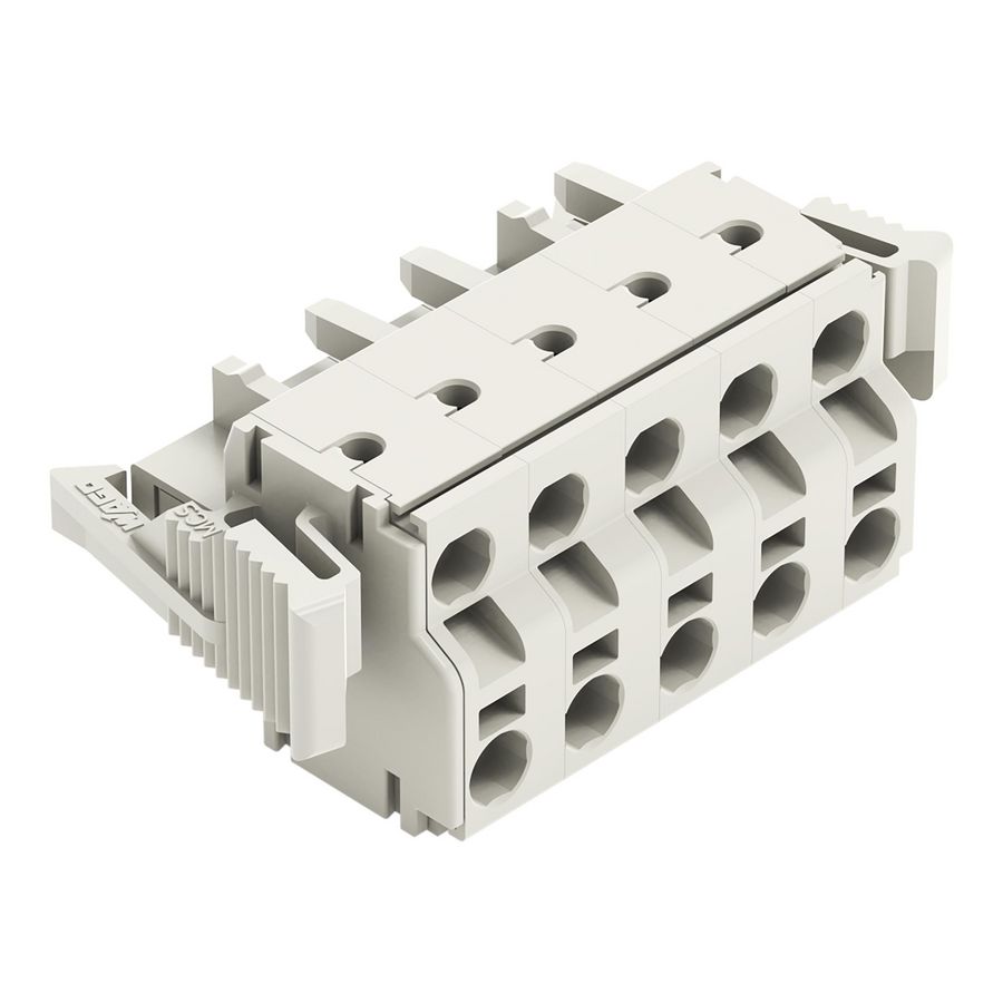 2-draads FE steker 2,5mm² li.grijs 721-2205/037-000 VVE=50
