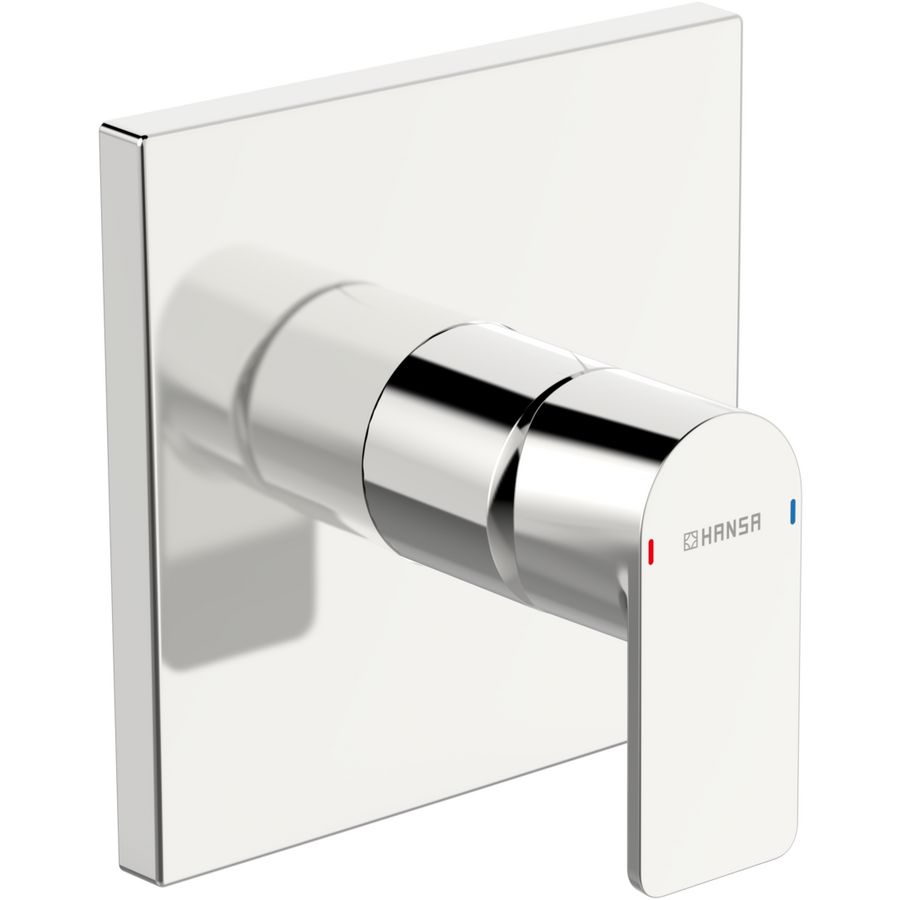 afbouwdeel douchemkr. Bluebox zonder omst. rozet 150x150mm