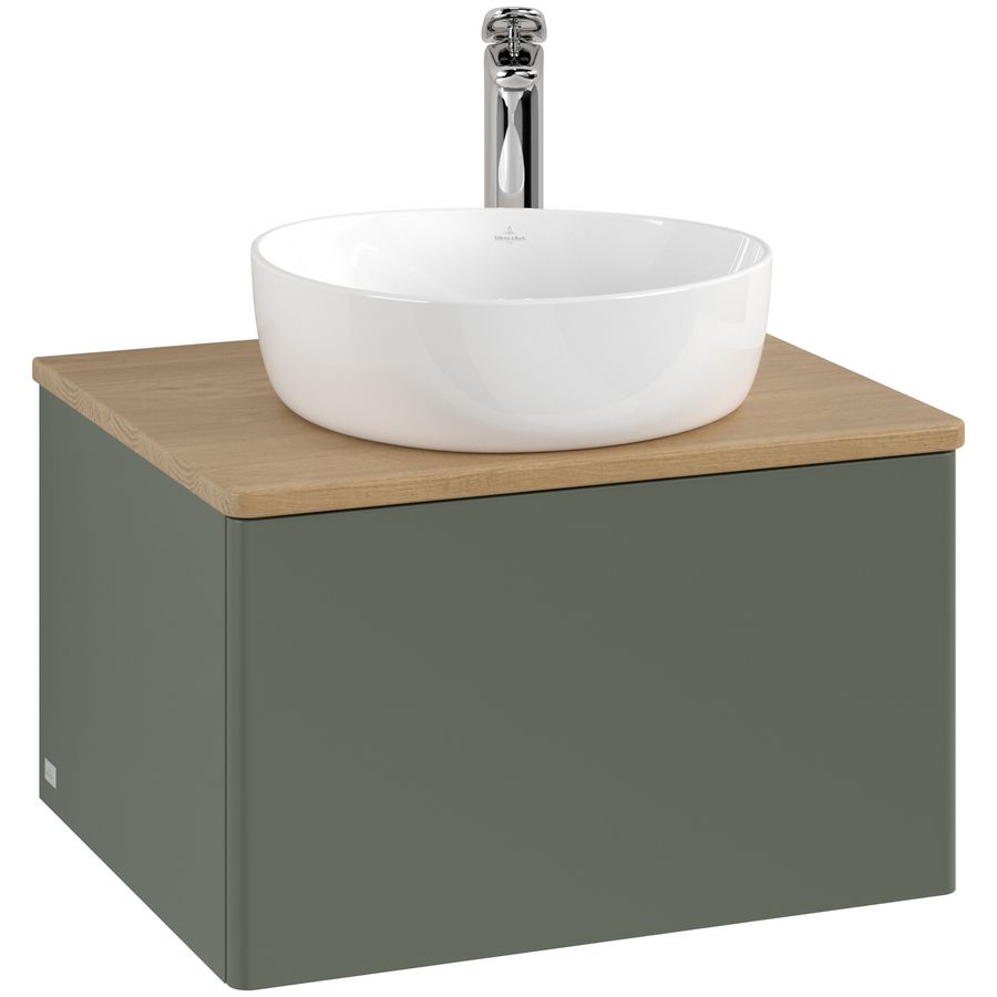 Wastafelonderkast Antao 600x360x500mm L.Green Matt Lacquer K29051HL