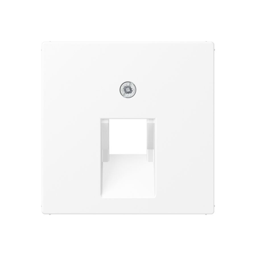 Centraalplaat UAE/IAE 1-voudig opbouw mat wit IP2X