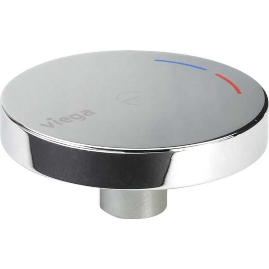 Draaigreep 65x65 messing/verchroomd