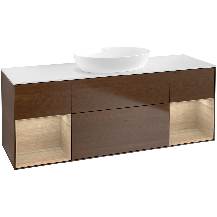 Wastafelonderkast Finion 1600x603x501mm W.Veneer GD01PCGN