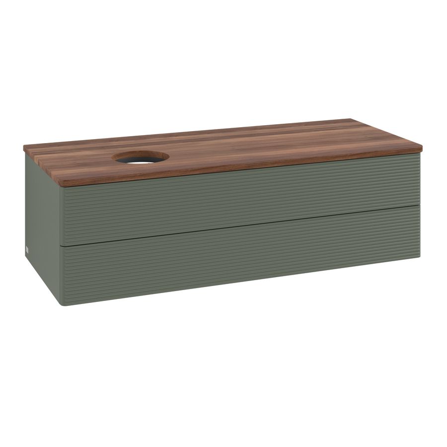 Wastafelonderkast Antao 1200x360x500mm L.Green Matt Lacquer K22112HL