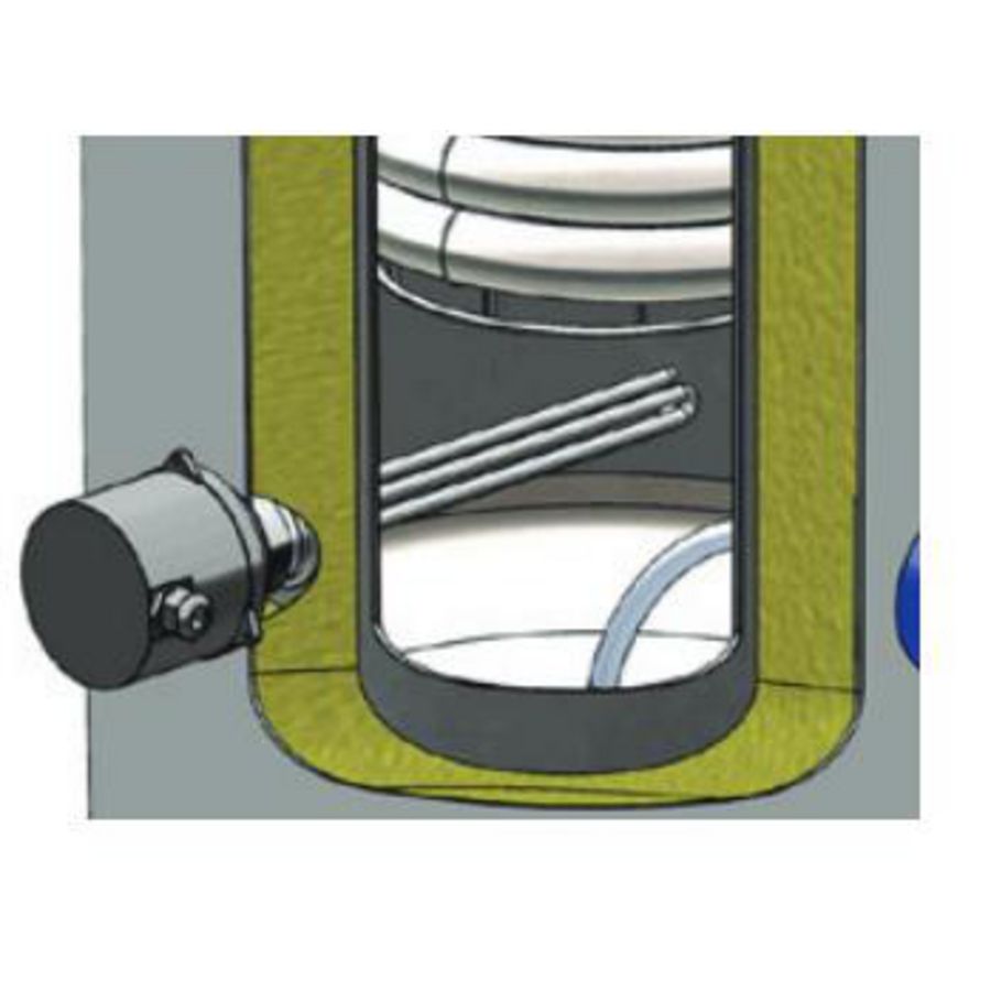 Elektrische weerstand Mileo Inox+ 1500W 230V
