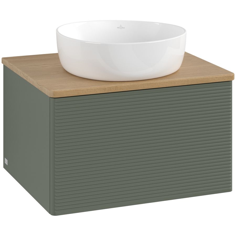 Wastafelonderkast Antao 600x360x500mm L.Green Matt Lacquer K29111HL