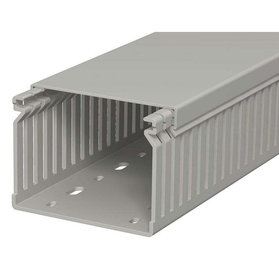 Lengte a 2m. Bedradingskoker 60x80 polyvinylchlorid grijs