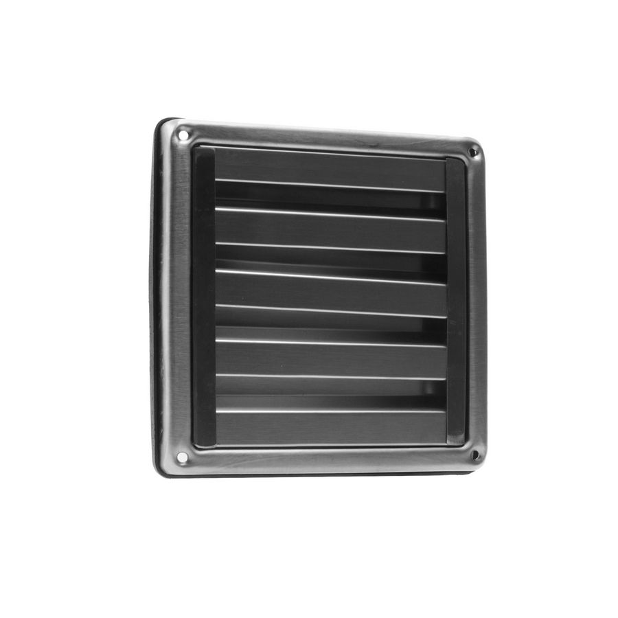 RVS rooster+vaste lamellen Ø100mm
