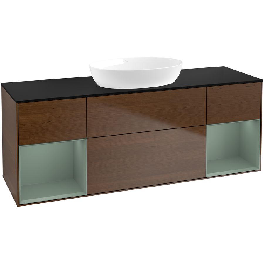 Wastafelonderkast Finion 1600x603x501mm W.Veneer GD02GMGN