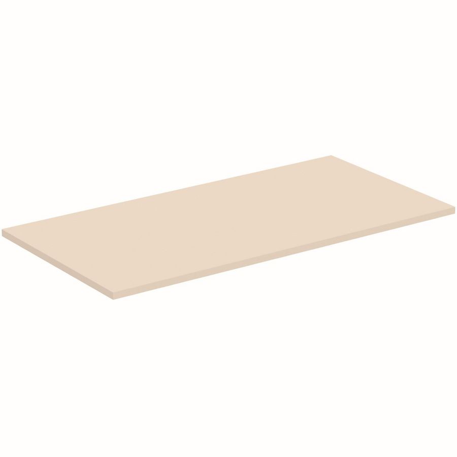 Afdekblad hout I.LIFE-B zonder uitsnijding 1002x505x18mm mat zandbeige