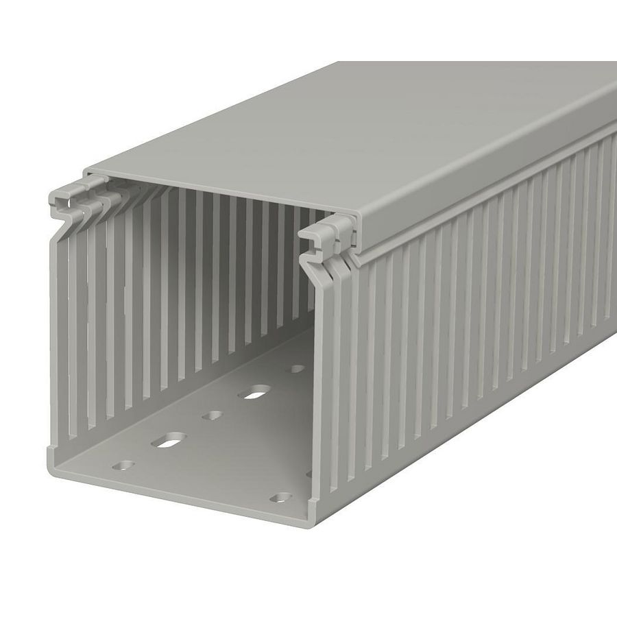 Lengte a 2m. Bedradingskoker 80x80 polyvinylchlorid grijs