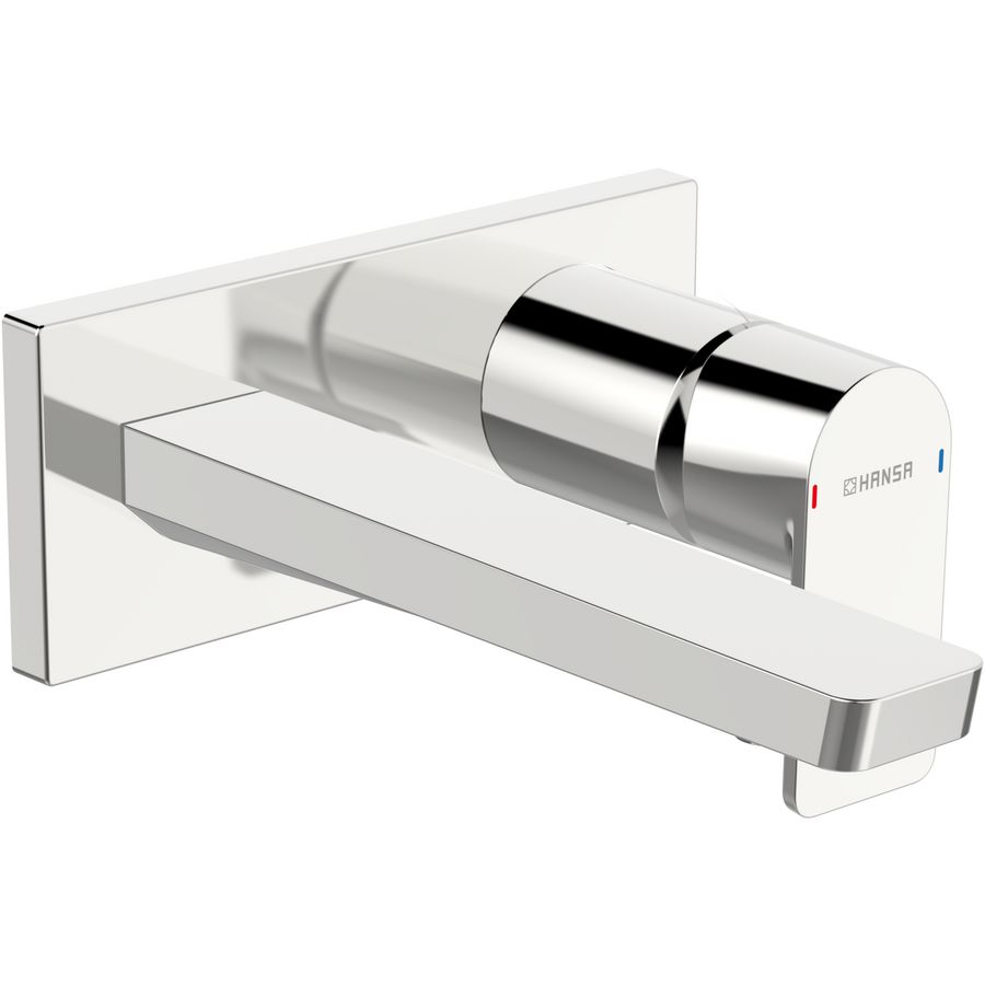 afbouwdeel wastmgkr. met uitloop spr.187mm 75x175mm rozet