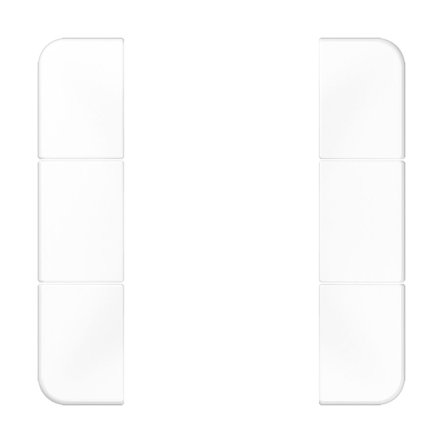 Tastafdekking compleet 3-voudig CD500 alpin wit KNX