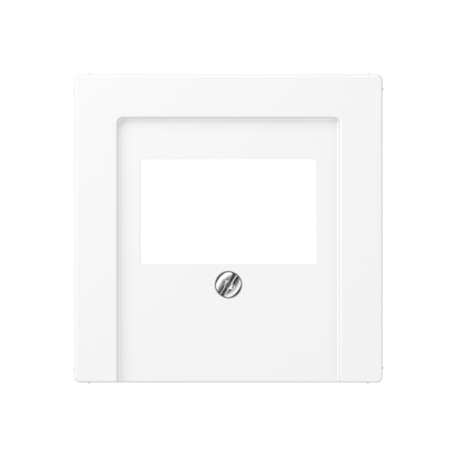 Centraalplaat TAE 1-voudig opbouw mat wit IP2X
