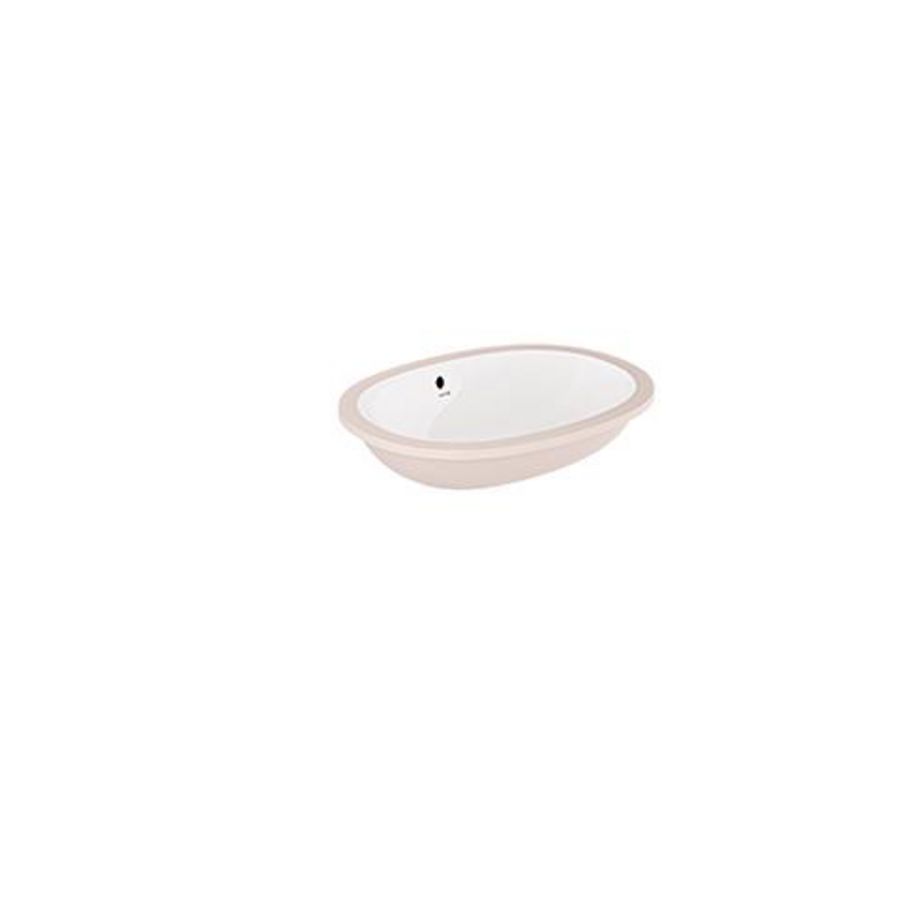 Resa Onderbouwwastafel Oval 50X36X17 Wit