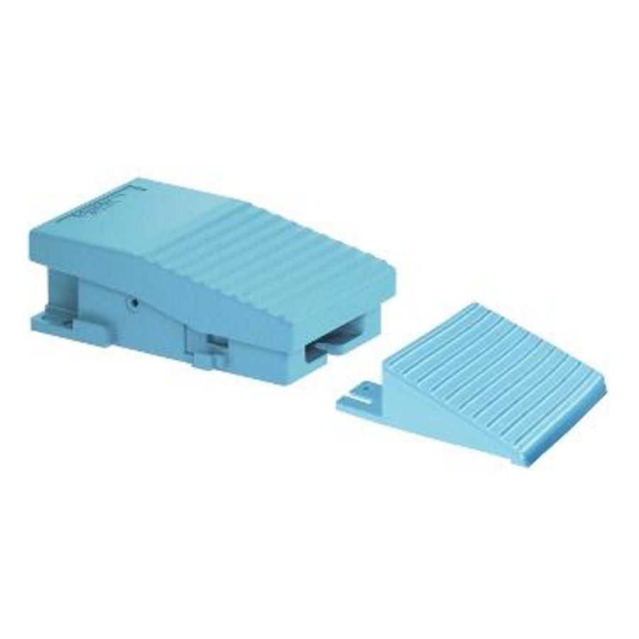 Pedaalschakelaar Analoog IP66 2NC+NO Metaal Blauw Harmony