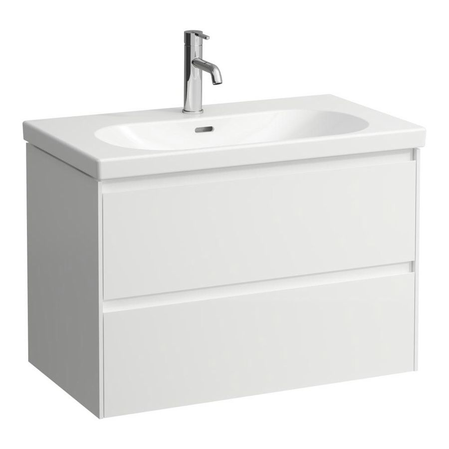 Wastafelonderbouwkast 80cm 2laden wastafel 810087 spec.color