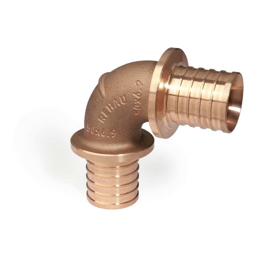 Bochtkoppeling 32x32mm 90° RAUTITAN RX+ VVE=10