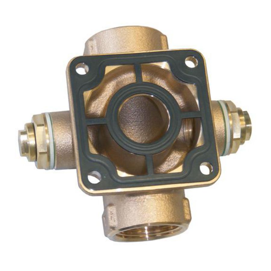 Aansluitkruisflens HF3415 DN32 1.1/4"x1.1/4"bn.