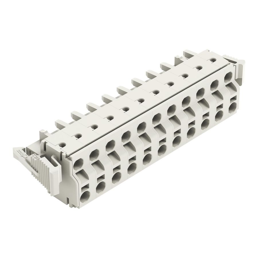 2-draads FE steker 2,5mm² li.grijs 721-2211/037-000 VVE=10