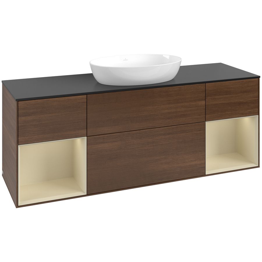 Wastafelonderkast Finion 1600x603x501mm W.Veneer GD02HJGN