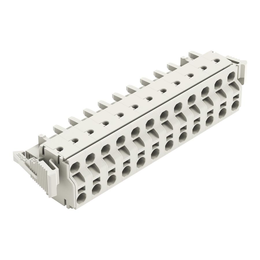 2-draads FE steker 2,5mm² li.grijs 721-2212/037-000 VVE=10