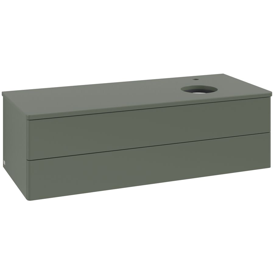 Wastafelonderkast Antao 1200x360x500mm L.Green Matt Lacquer K23050HL