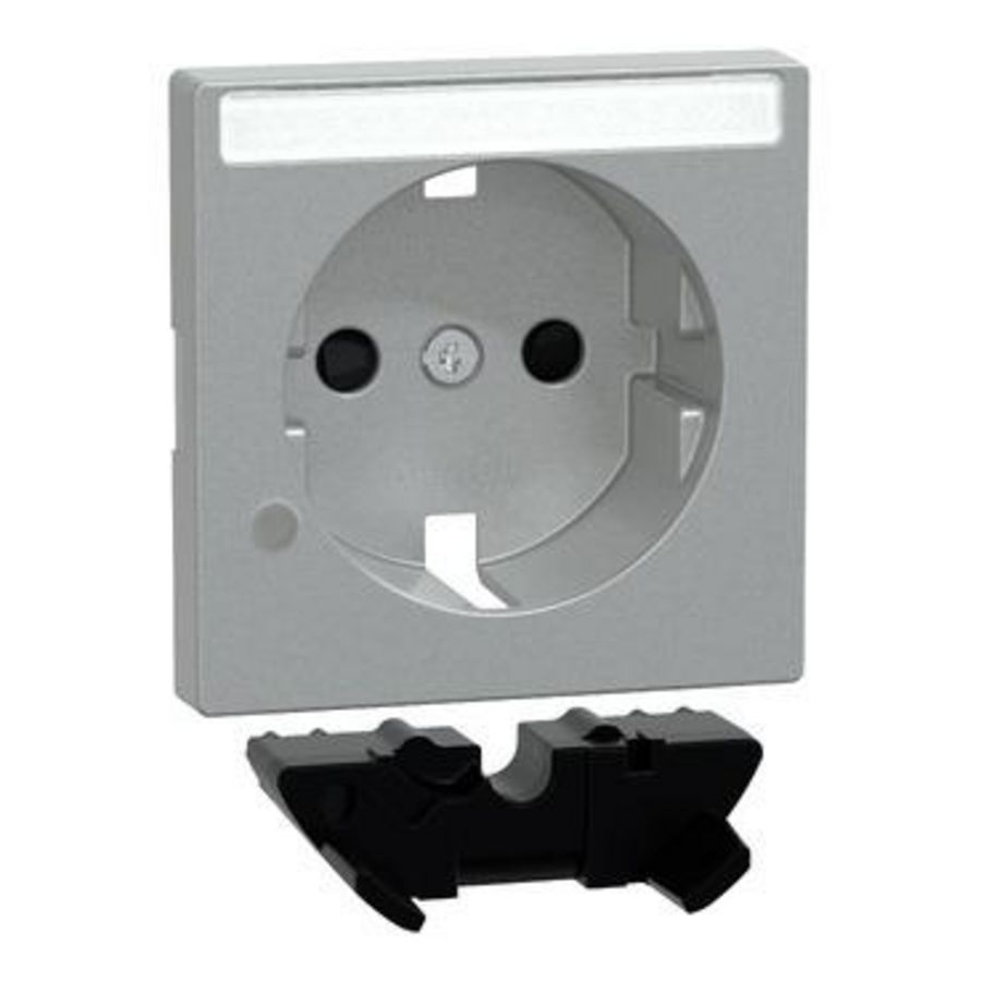 INZPL contactdoos+CONTR LMP ALU MER SYSTEEM M