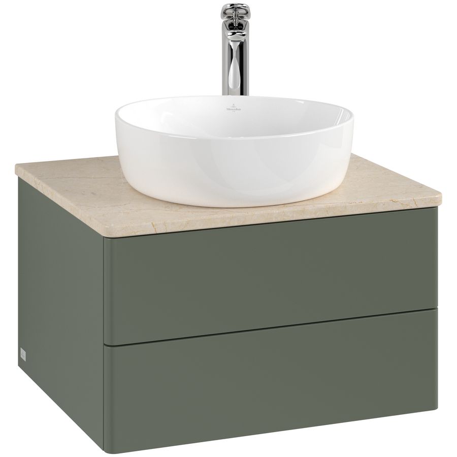 Wastafelonderkast Antao 600x360x500mm L.Green Matt Lacquer L18053HL