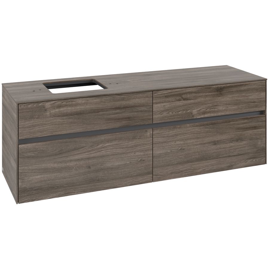 Wastafelonderkast Collaro 1600x548x500mm Sto.Oak C13500RK