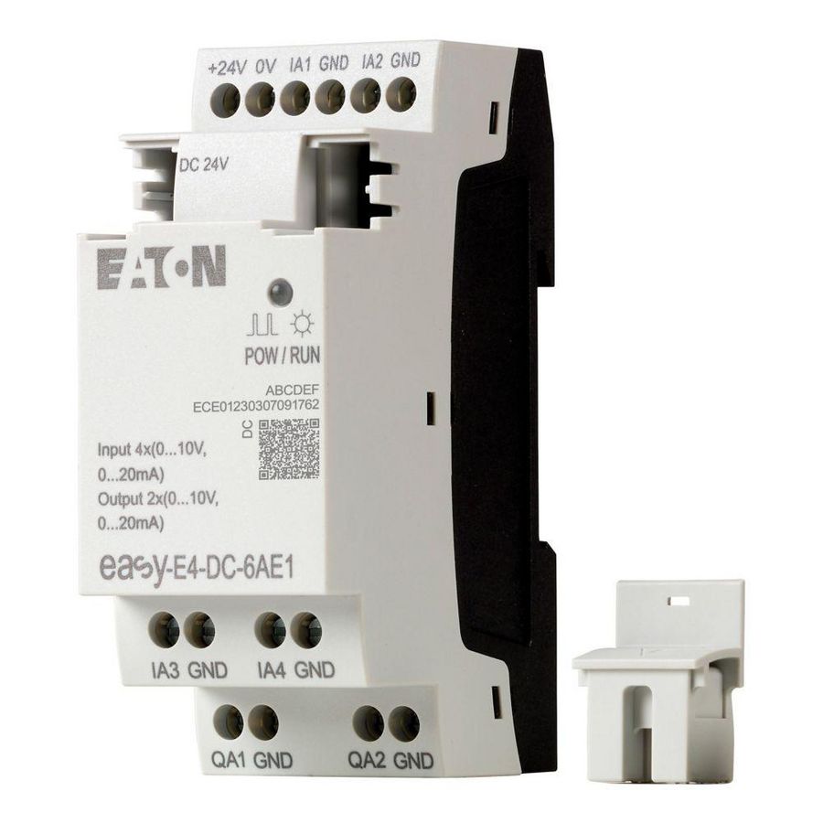 Easy E4 I/O-uitbreiding 4AI 2AQ 0-10V DC 0-20 mA 4-20 mA,