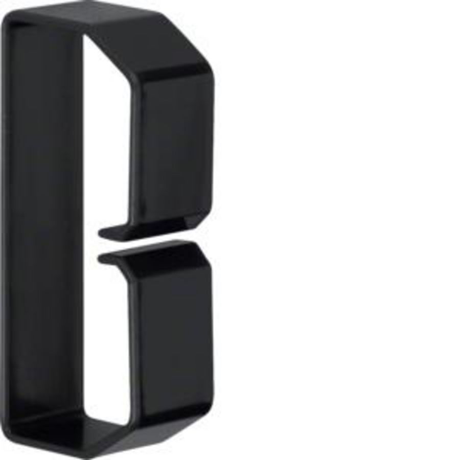 Kabelhouder voor kanaal 40x80mm B/BA6 zwart