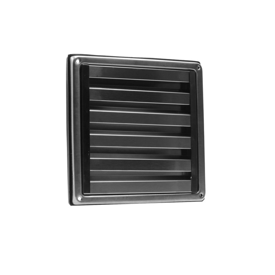 RVS rooster+vaste lamellen Ø125mm