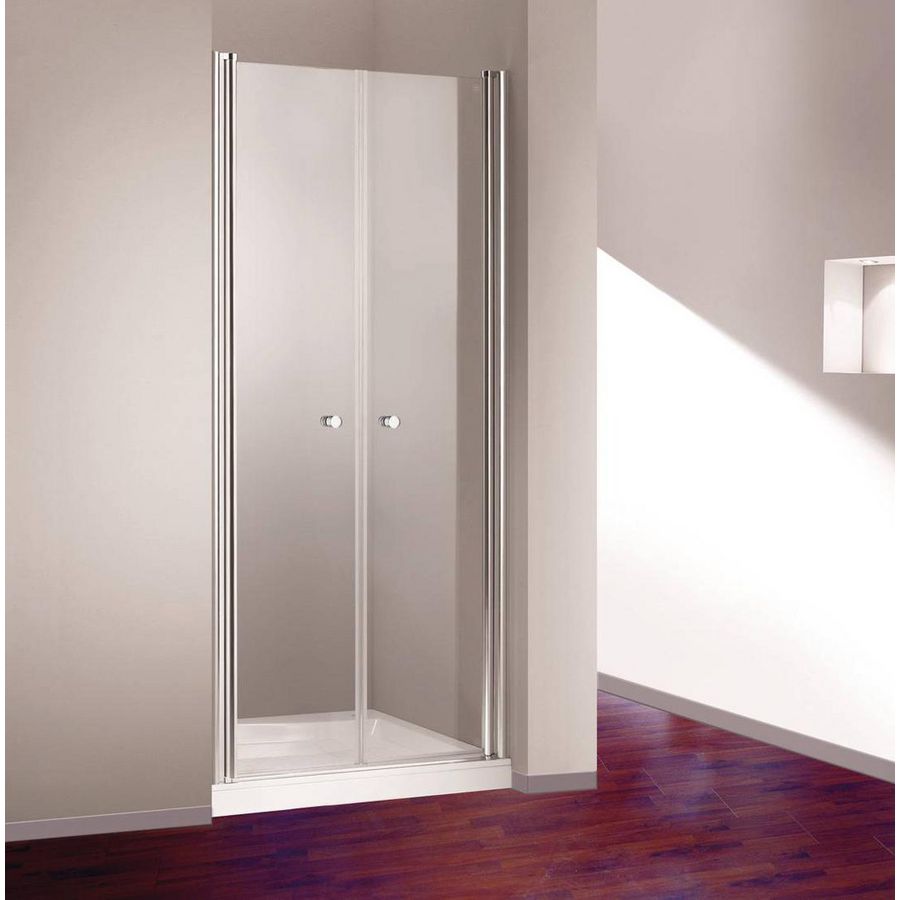 Pendeldeur 501D 4-H 780-805x1900mm zilvermat/helder v.nis