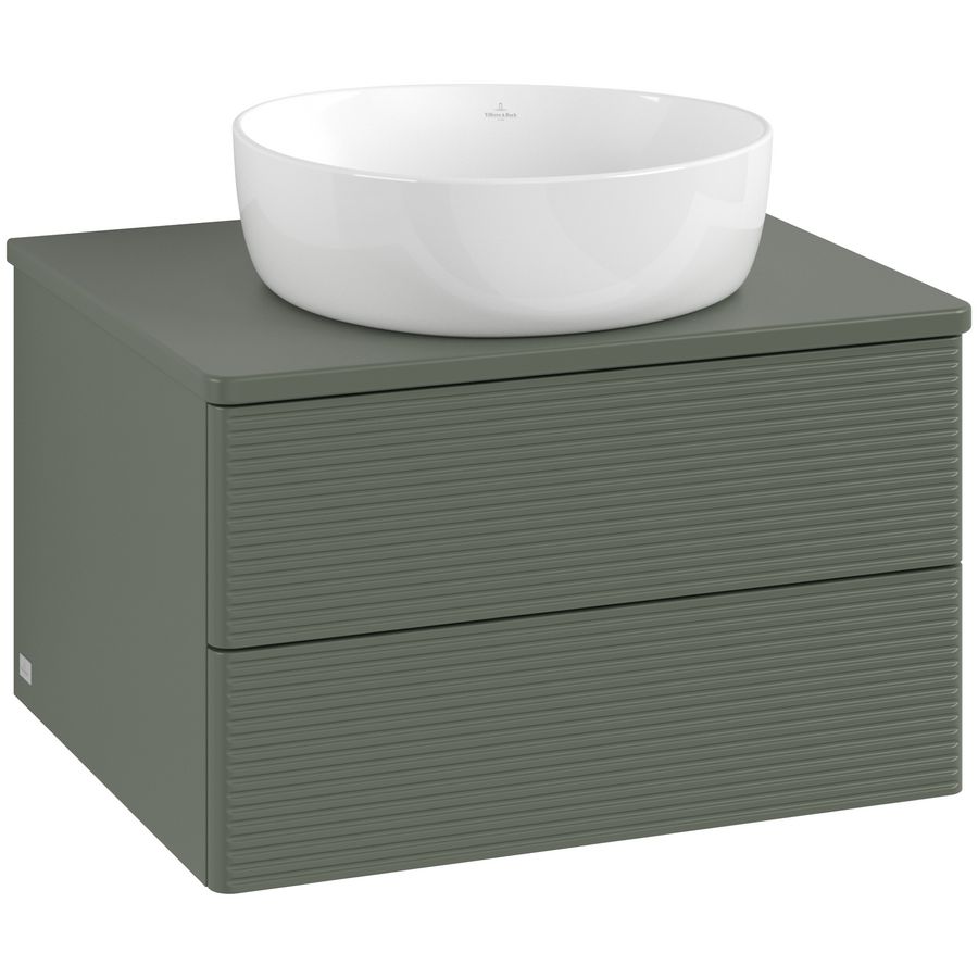 Wastafelonderkast Antao 600x360x500mm L.Green Matt Lacquer L18150HL