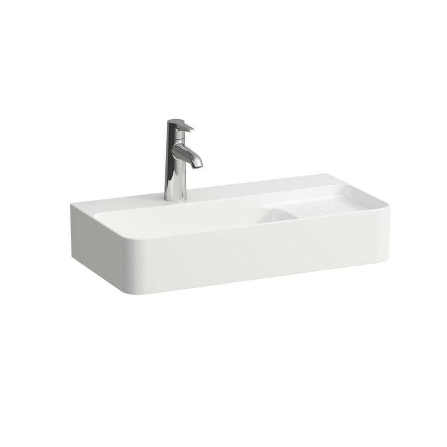 Wast. met overl. met kraangat kraan plateau rechts 600x310mm