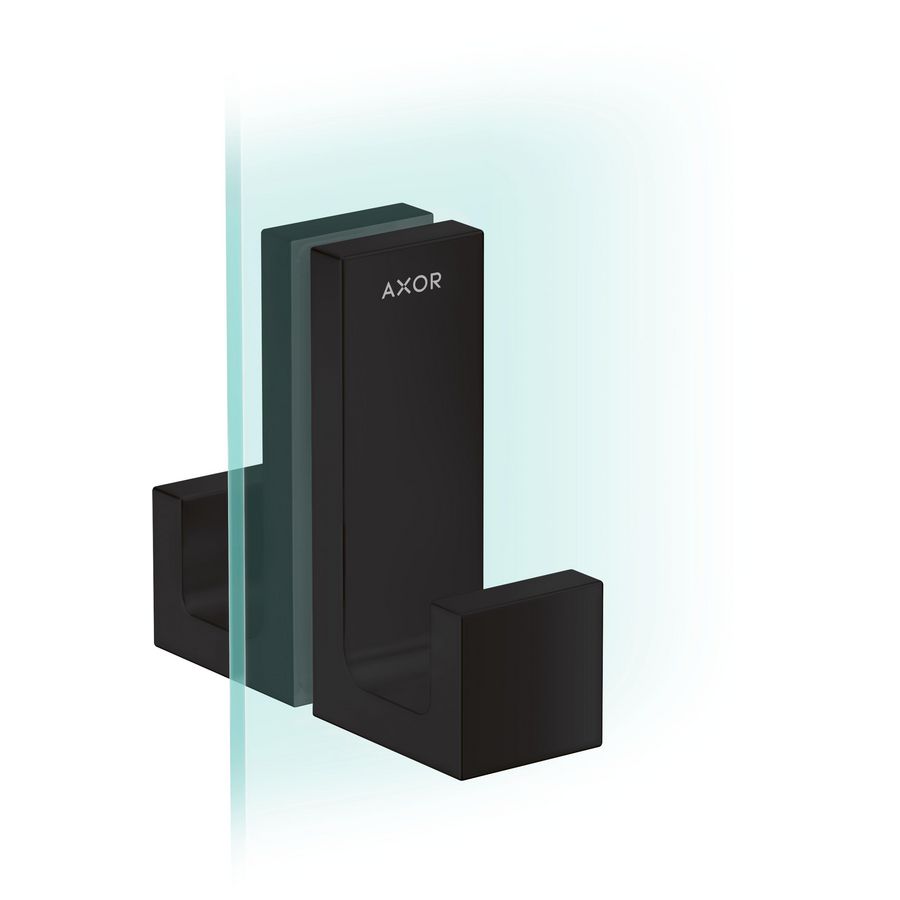 AXOR Universal Rectangular deurgreep mat zwart