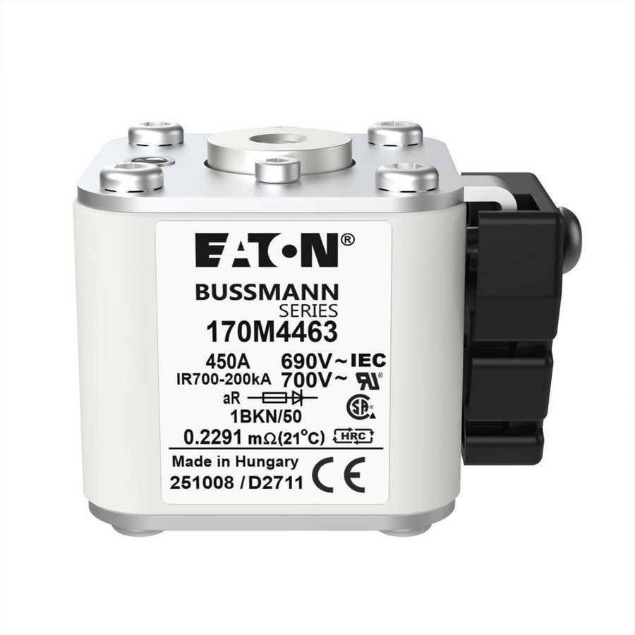 Zekering hoge snelheid 450A AC 690V 200kA 1 aR IEC UL VVE=3