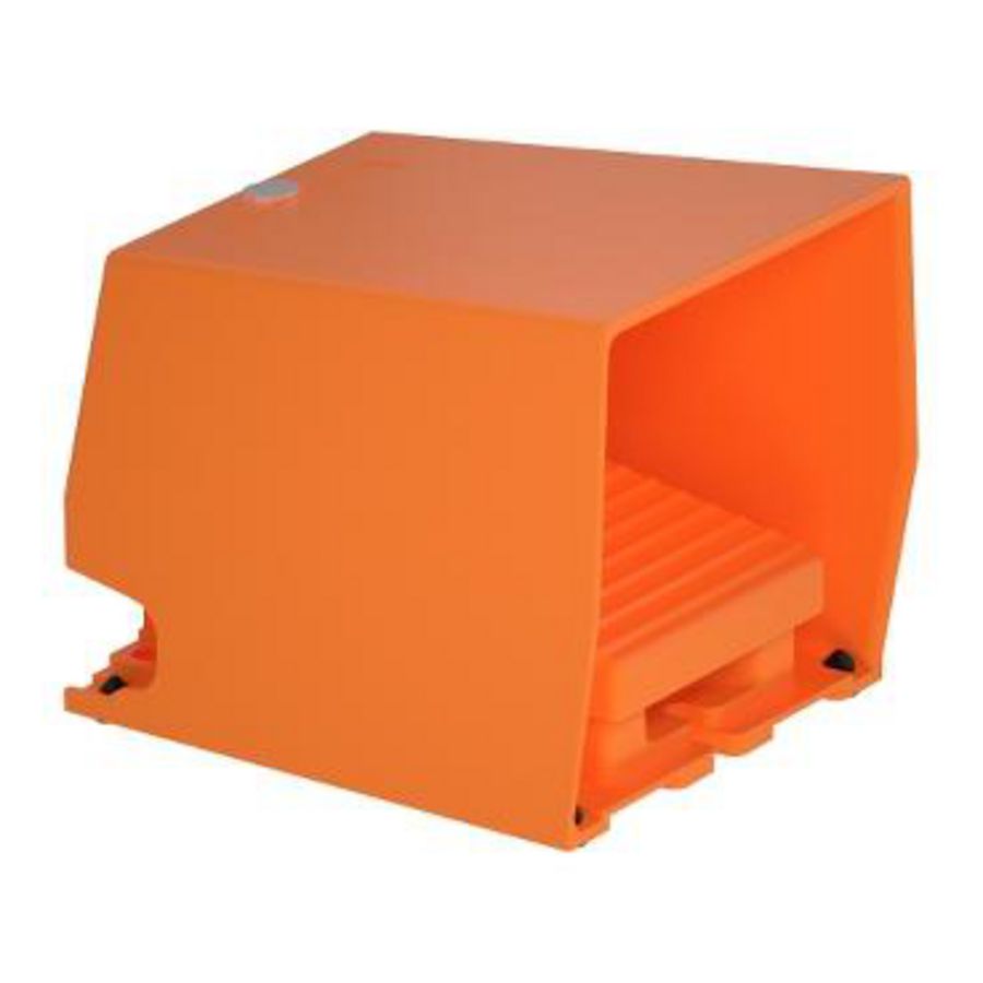 Pedaalschakelaar IP66 Met kap Metallic 1NC+1NO Harmony XPE