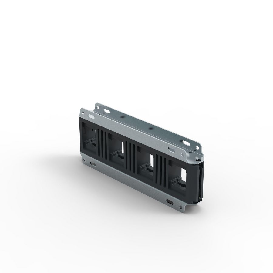 Extra steun voor voor railstel 75mm Cu/AL